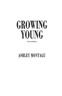 Growing Young, 1st Edition