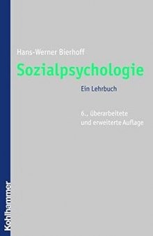 Sozialpsychologie: Ein Lehrbuch