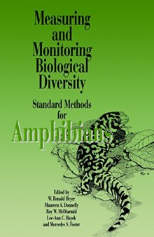 Measuring and Monitoring Biological Diversity: Standard methods for amphibians
