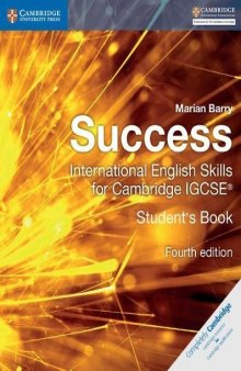 Success International English Skills for Cambridge IGCSE Student’s Book