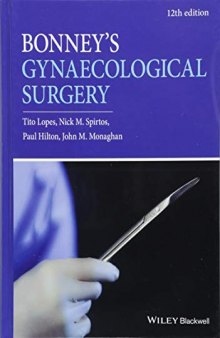 Bonney’s Gynaecological Surgery