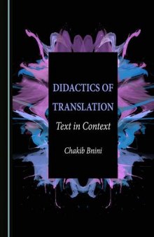 Didactics of Translation: Text in Context