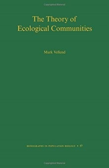 The Theory of Ecological Communities