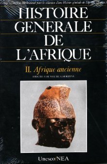 HISTOIRE GÉNÉRALE DE L’AFRIQUE