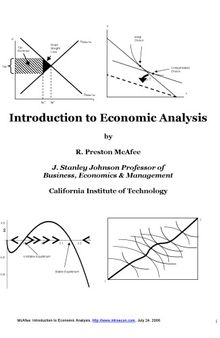 Introduction to economic analysis