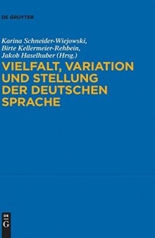 Vielfalt, Variation und Stellung der deutschen Sprache