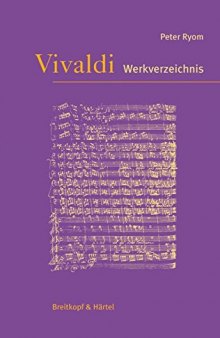 Vivaldi Werkverzeichnis