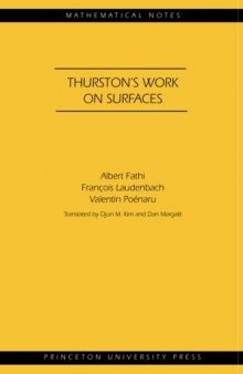 Thurston’s Work on Surfaces
