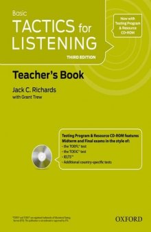 Basic Tactics for Listening: Teacher’s Book