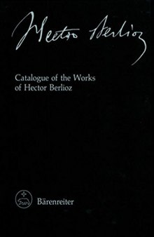 Catalogue of the works of Hector Berlioz