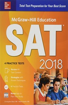 McGraw-Hill Education SAT 2018 Edition