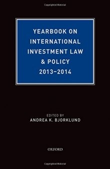 Yearbook on International Investment Law & Policy, 2013-2014