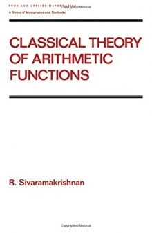 Classical Theory of Arithmetic functions