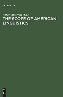 The Scope of American Linguistics