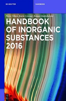 Handbook of inorganic substances 2016
