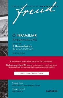 O Infamiliar [Das Unheimliche] – Edição Comemorativa Bilíngue (1919-2019)