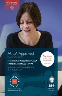 ACCA F3 Financial Accounting Practice & Revision Kit 2018