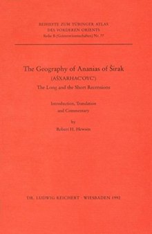 The Geography of Ananias of Širak