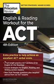 English and Reading Workout for the ACT, 4th Edition: Extra Practice for an Excellent Score