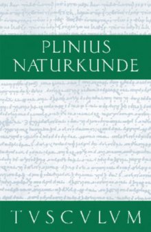 Plinius Secundus Historia Naturalis Libri VIII Zoologie Landtiere