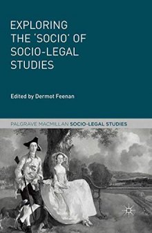 Exploring the ‘Socio’ of Socio-Legal Studies