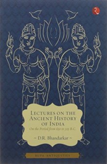 Lectures on the Ancient History of India