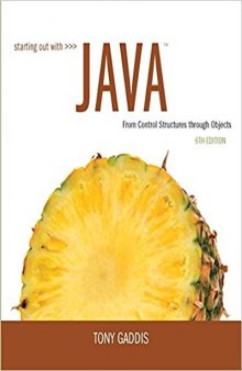 Starting Out With Java: From Control Structures through Objects