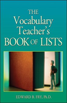The Vocabulary Teacher’s Book of Lists
