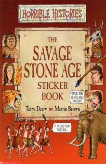 Savage Stone Age Sticker Book