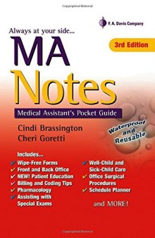 Ma Notes: Medical Assistant’s Pocket Guide