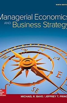 eBook for Managerial Economics & Business Strategy (Mcgraw-hill Series Economics)