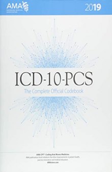 ICD-10-PCS 2019 The Complete Official Codebook