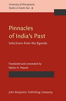 Pinnacles of India’s Past: Selections from the Ṛgveda