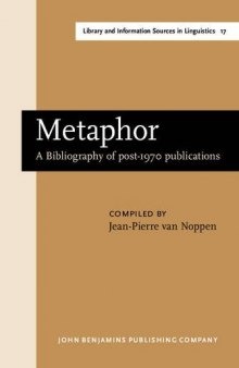 Metaphor: A Bibliography of post-1970 publications