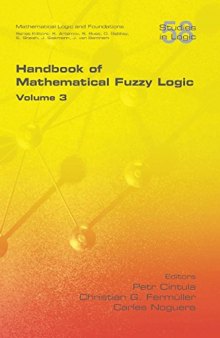 Handbook of Mathematical Fuzzy Logic