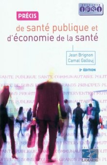 Précis de santé publique et d’économie de la santé