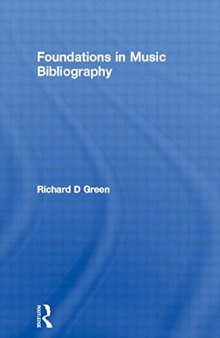 Foundations in Music Bibliography