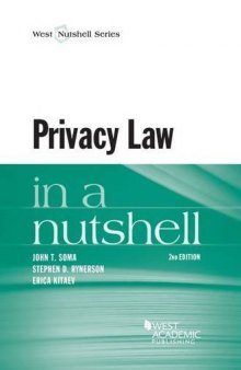 Privacy Law In A Nutshell, 2nd ed.