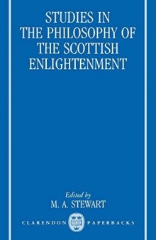 Studies in the philosophy of the Scottish enlightenment