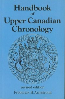 Handbook of Upper Canadian chronology