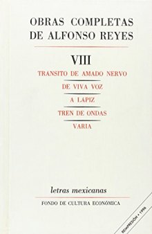 Obras completas de Alfonso Reyes VIII