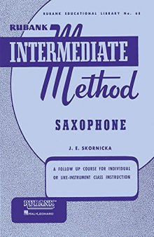 Rubank intermediate method, saxophone