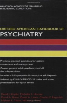 Oxford American Handbook of Psychiatry