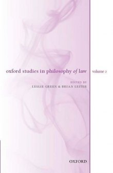 Oxford Studies in Philosophy of Law, Volume 2