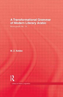 A Transformational Grammar of Modern Literary Arabic