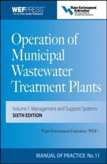 Operation of Municipal Wastewater Treatment Plants (3-Volume Set)