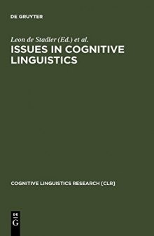 Issues in Cognitive Linguistics