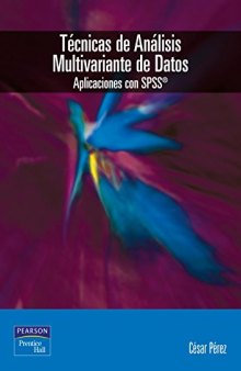 Técnicas de Análisis Multivariante de Datos: Aplicaciones con SPSS