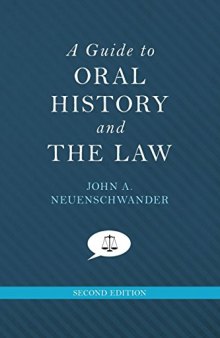 Guide to oral history and the law