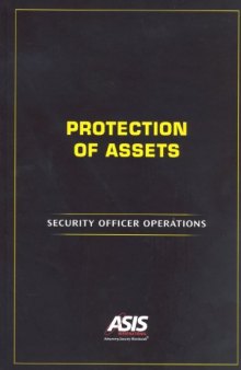 Protection of Assets: Security Officer Operations